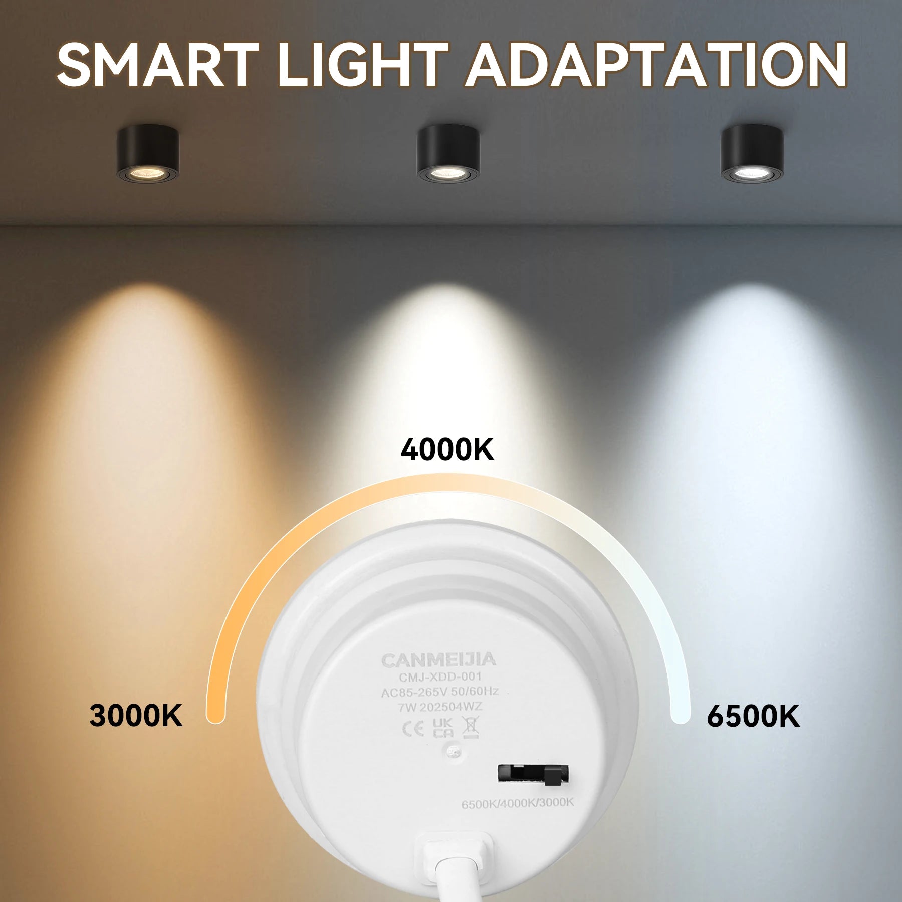 GU10 Ceiling LED Spotlight Adjustable Angle 110-220V