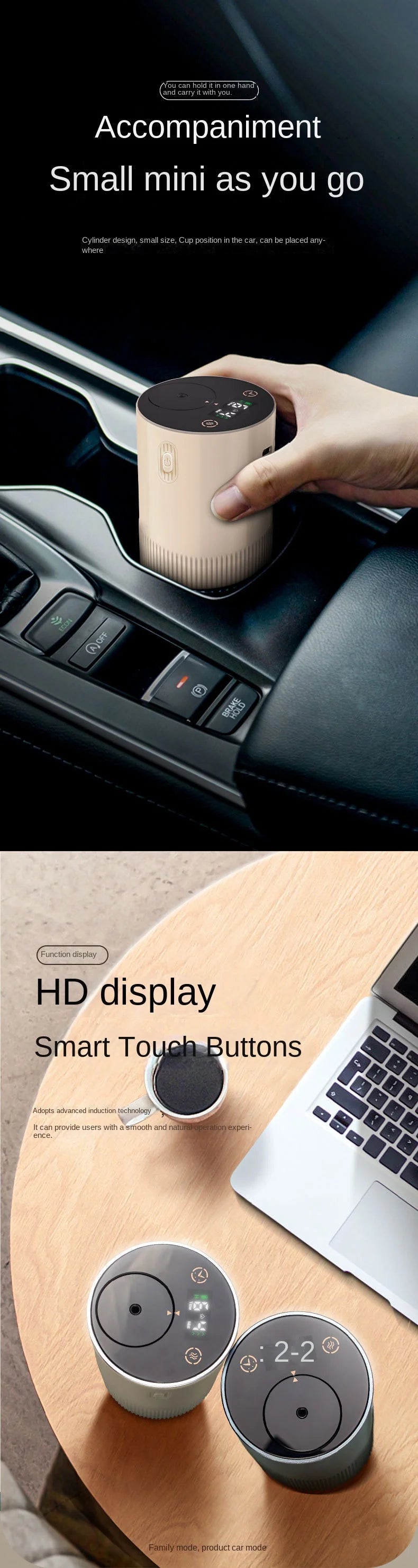 Portable Essential Oil Diffuser Cordless USB Car Home