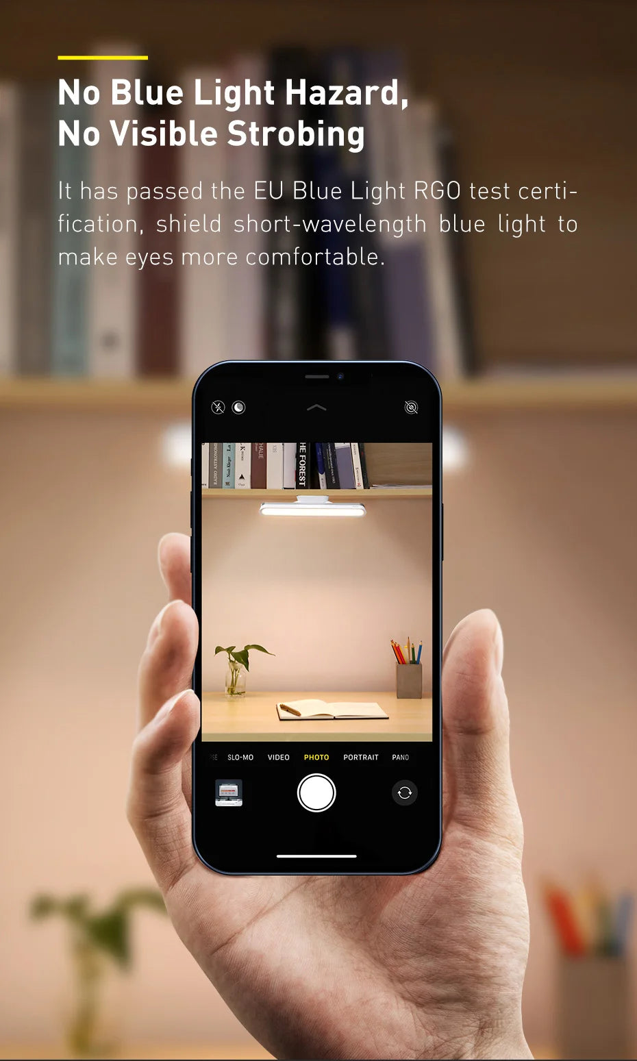Baseus Magnetic Desk Lamp Rechargeable LED Dimming Light