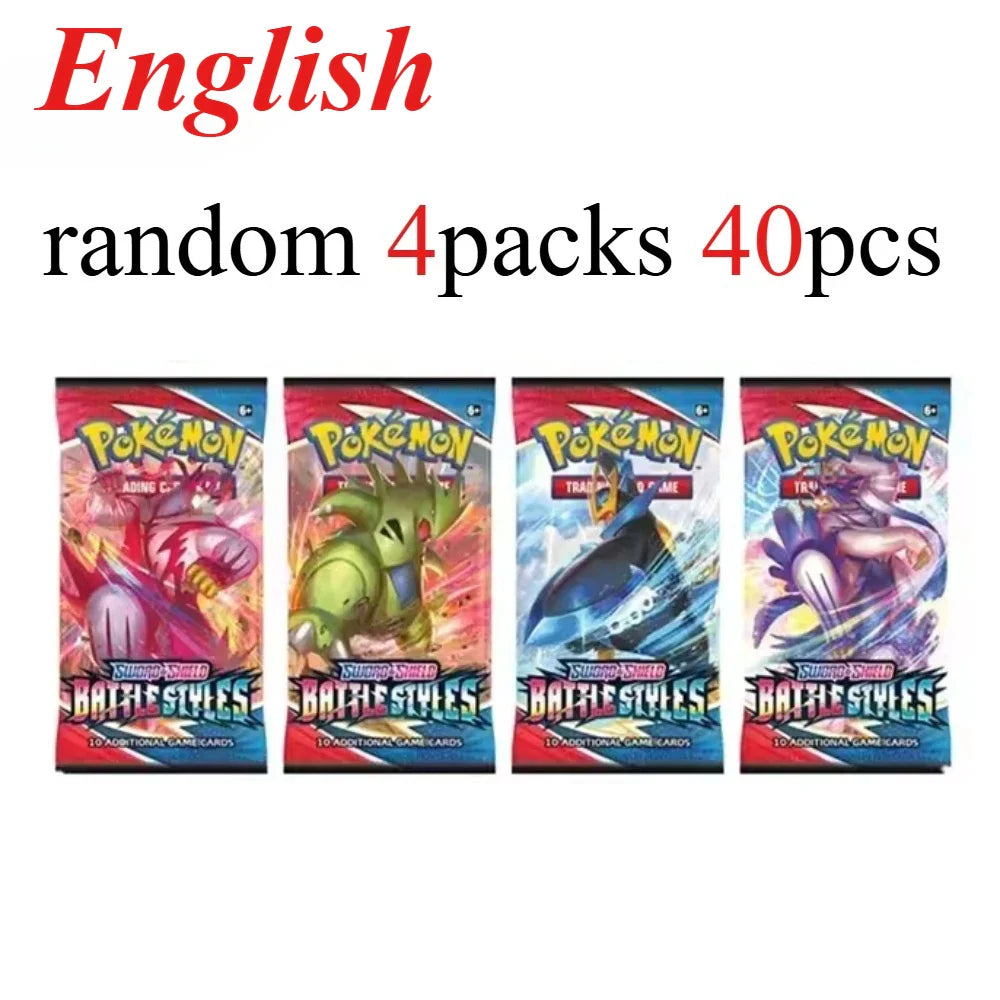 40 Pcs Pokemon Card Prismatic 151 Evolutions English Booster Battle Pokemon Card Game Carte Trading Collection Cards Gift