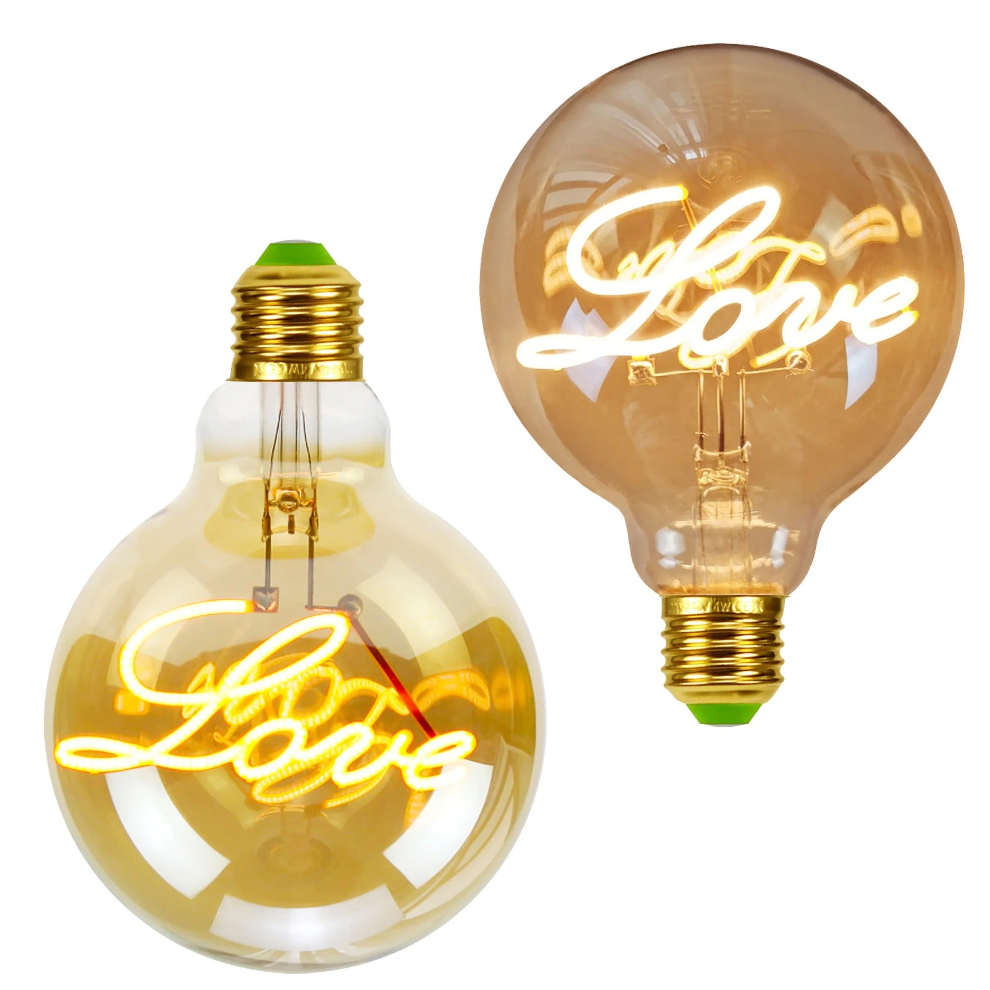 Love Letter Light Home Decor LED Filament Bulb